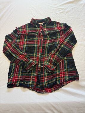 Harper Red & Black Plaid Button-Down Shirt